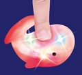 Игрушка для ванны Bebelino Кит со световым эффектом розовый, 58093, фото 2